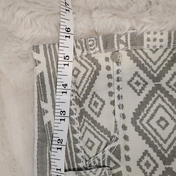 Dani Collection Aztec Print Low Rise Skinny Jeans NWT 6/8 - Picture 9 of 11